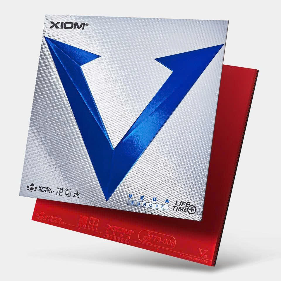 Mặt Vợt Bóng Bàn Xiom Vega Europe Chính Hãng - Mềm - Dễ Kiểm Soát - Ổn Định - Toàn Diện - Bền Bỉ - Tạo Xoáy